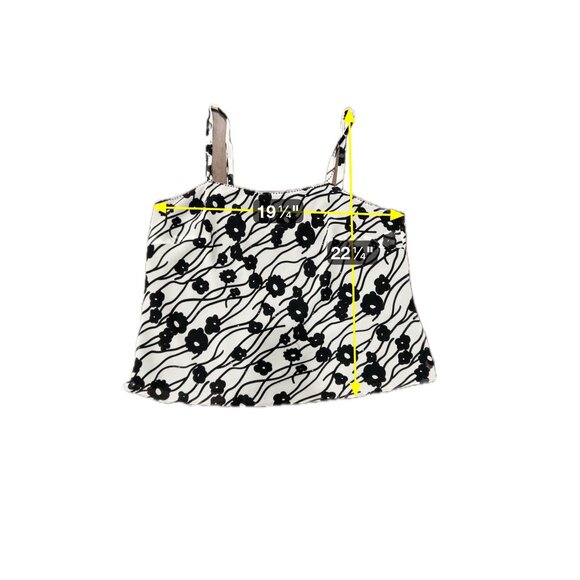 FD Rêve De Ronde Black Sheer Floral Print Top Set 3/4 Sleeves Matching Sleeveles - Picture 14 of 16